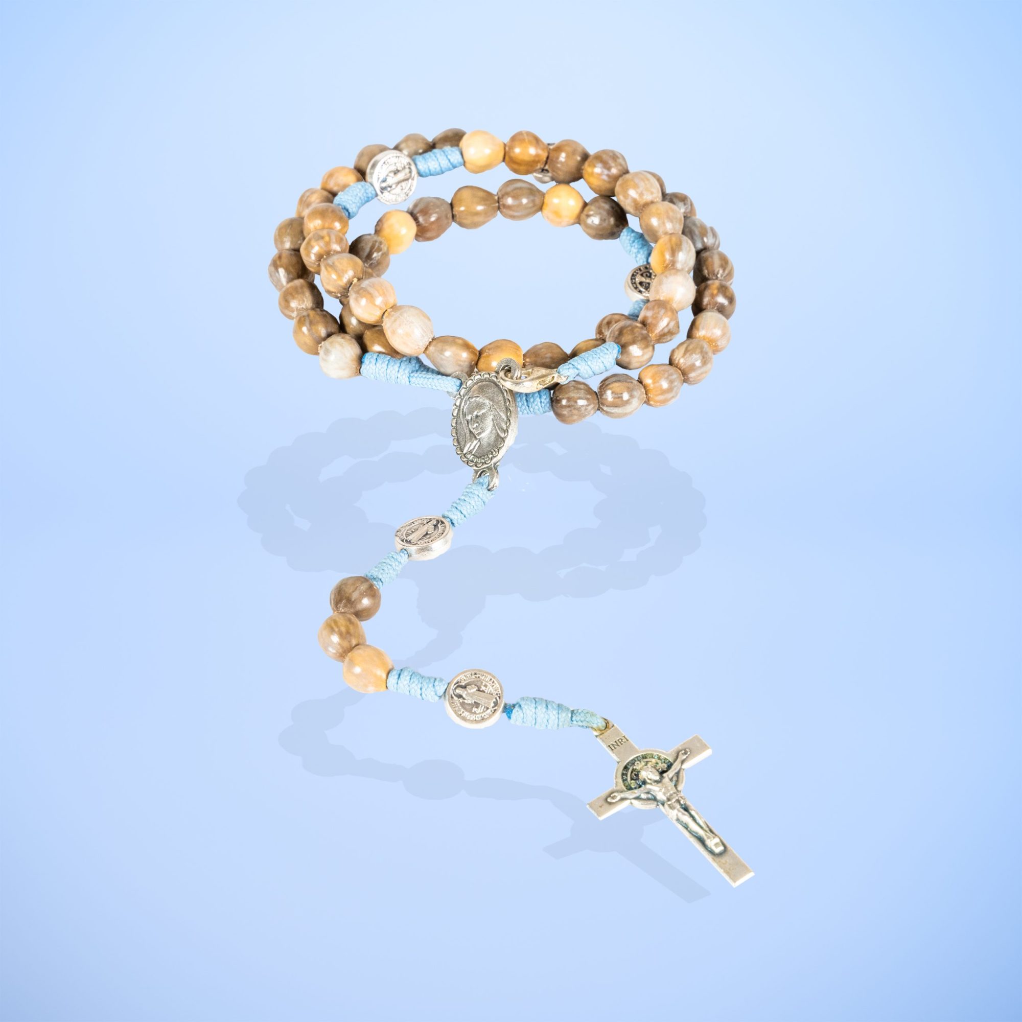 Rosario con Croce di san Benedict e Terra del Podboro nella crociera con gancetto