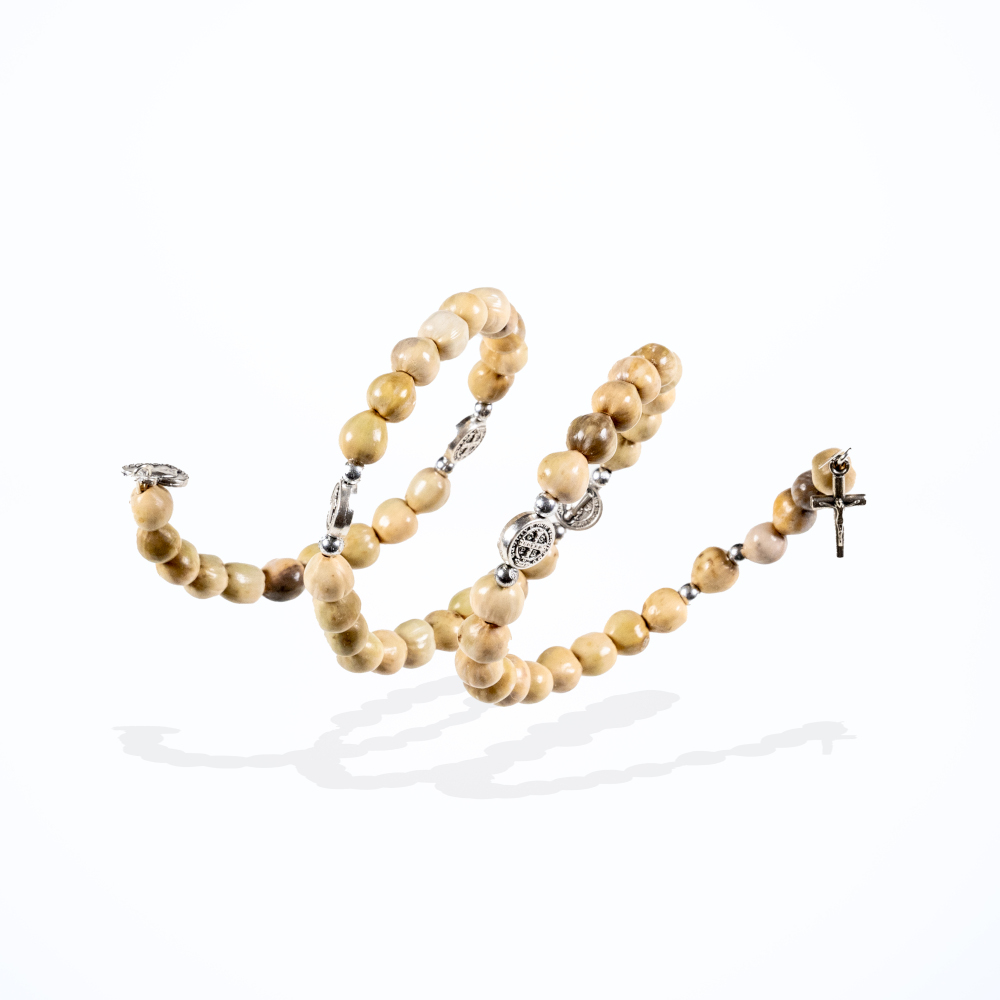 Braccialetto rosario di Medjugorje con bacche di Giobbe